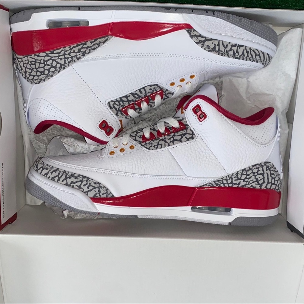 Brand new air Jordan 3 cardinals